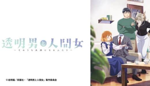 アニメ『透明男と人間女～そのうち夫婦になるふたり～』声優・あらすじ・ネタバレ感想！ 目に見えない紳士な人外と目の見えないおっとり女性の、ほっこりじれキュンなラブコメディ！
